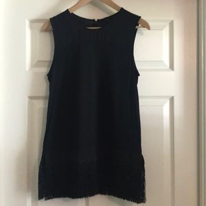 J. Crew Fringe Bottom Tank